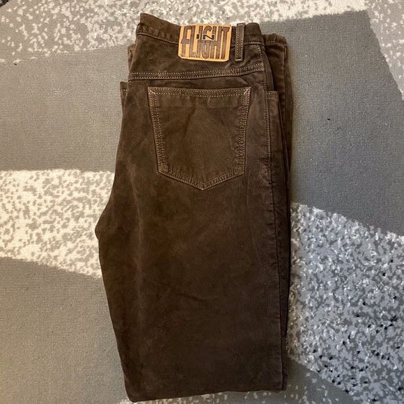 Flight by Par Pablo suede pants - Picture 1 of 3